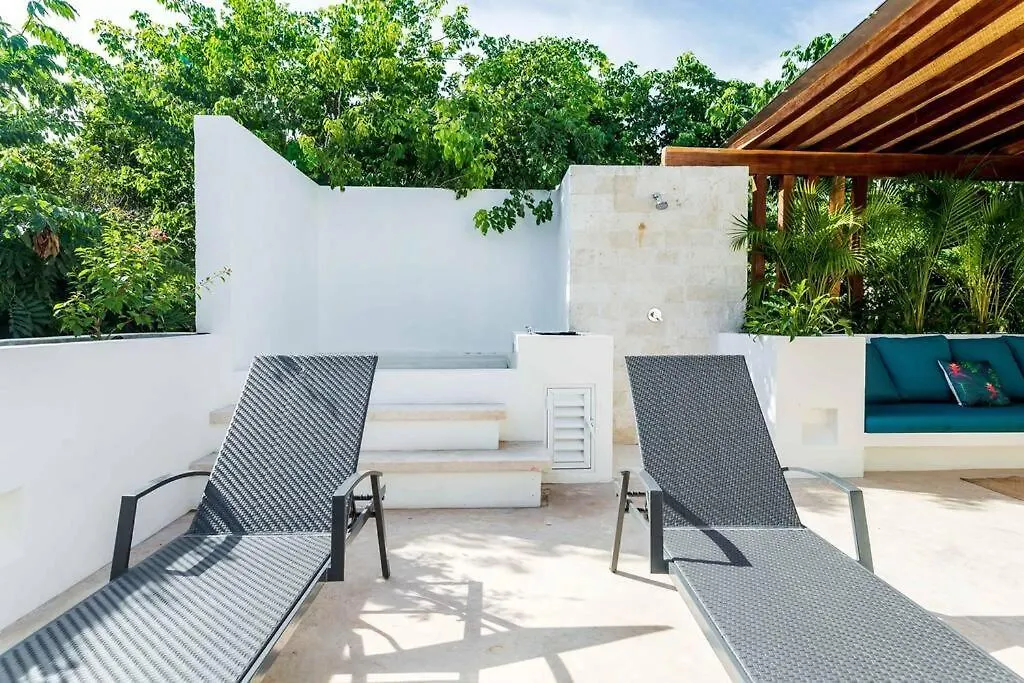 Beautiful Boho Pool Vip Villa Jacuzzi 24H Security Tulum Mexico